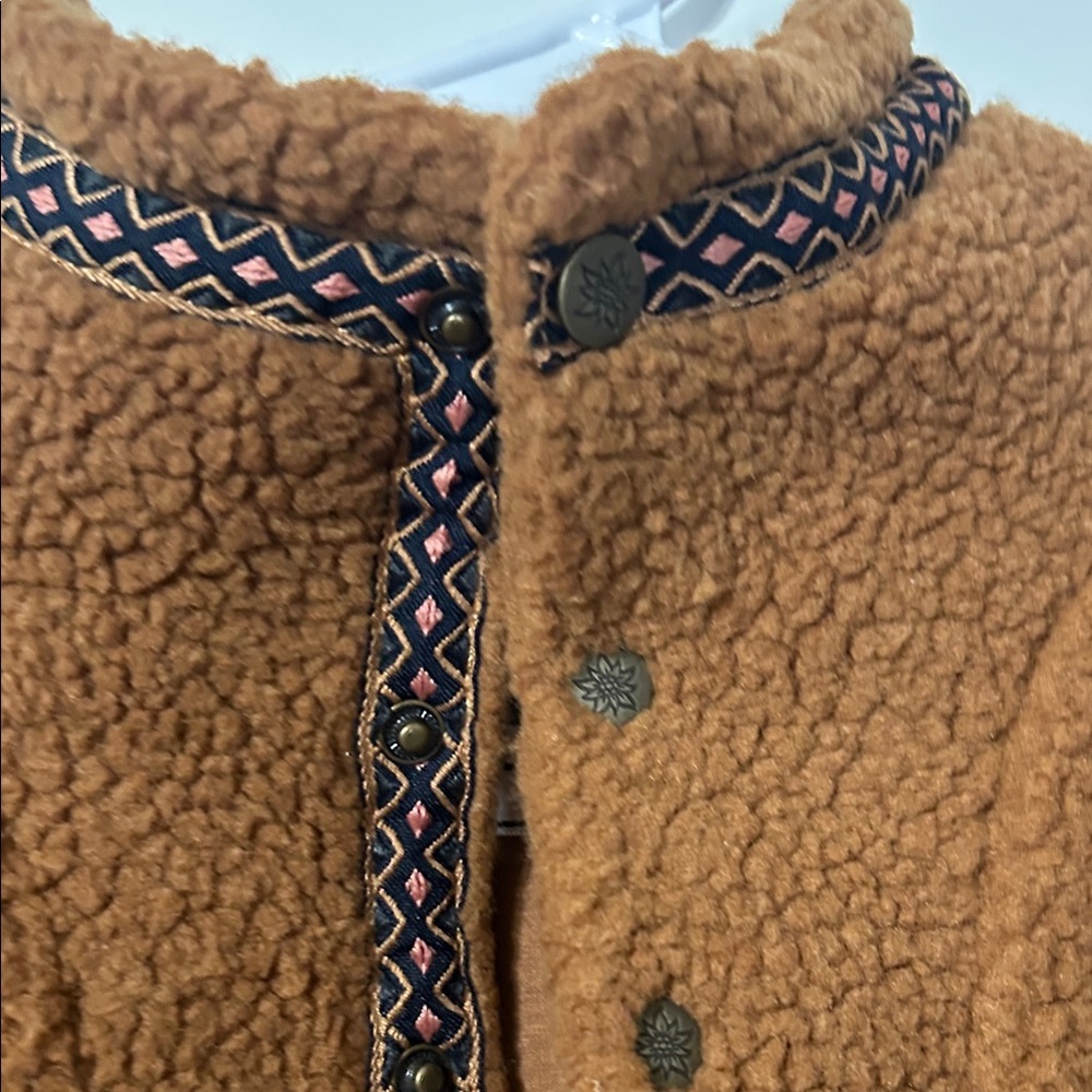 Alpine Design Brown Sherpa Pullover - Picture 3 of 6